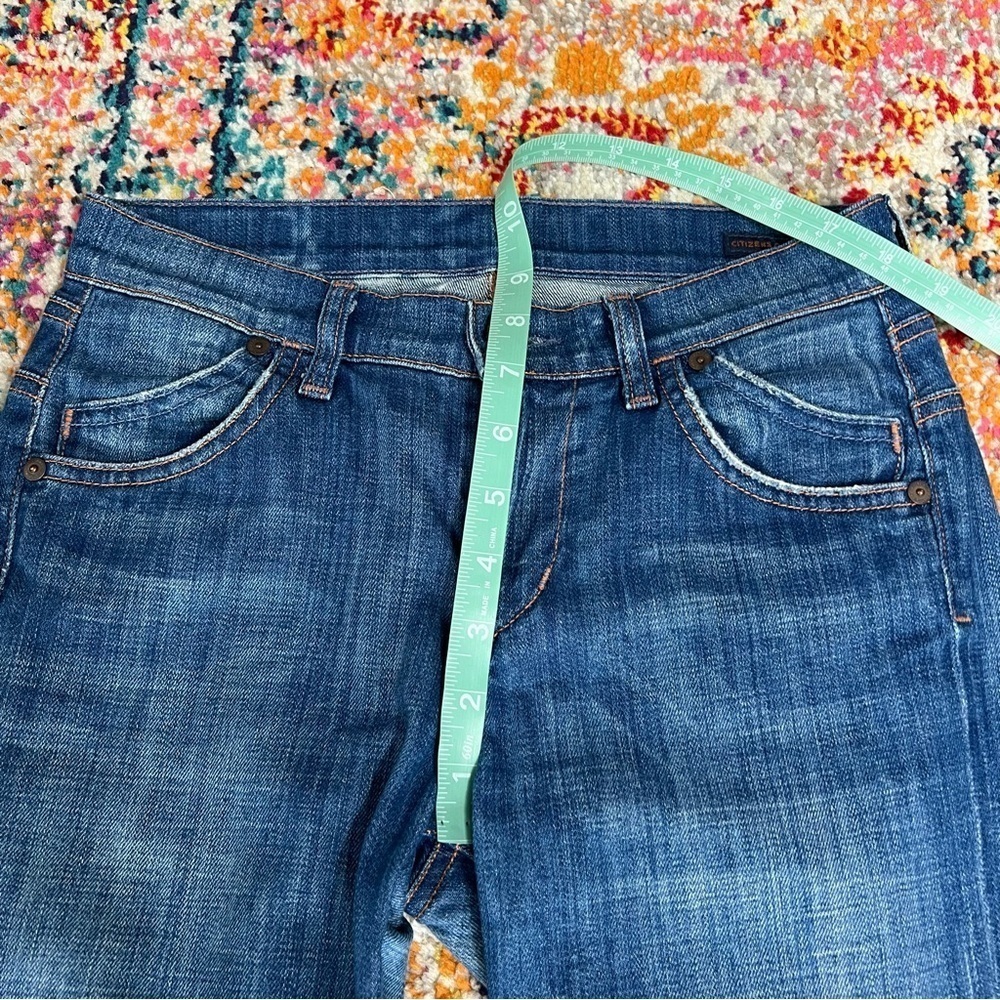 Citizens of Humanity Bootcut Jeans Stretch Low Rise Whiskered USA Made Women 26 - Picture 13 of 14